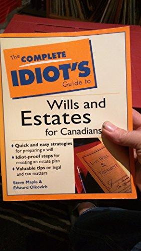 Book The Complete Idiot's Guide to Wills and Estates for Canadians free