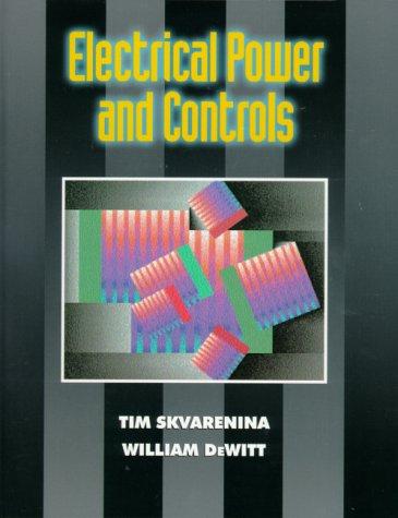 Book Electrical Power and Controls free