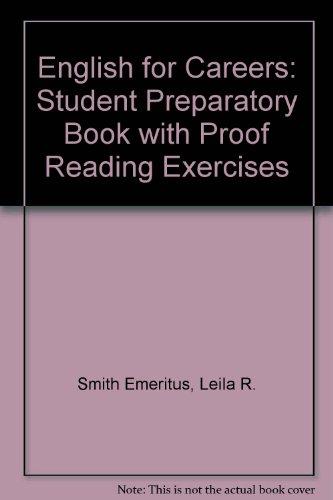 Book Student Preparatory Book With Proofreading Exercises free