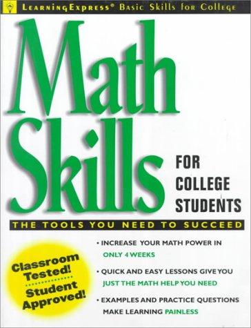 Book Math Skills for College Students (Learningexpress Basic Skills for College Students) free