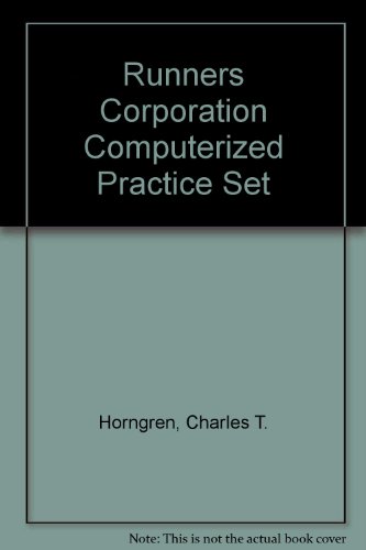 Book Runners Corporation Computerized Practice Set, 3/E free