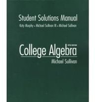 Book College Algebra: Student Solutions Manual free