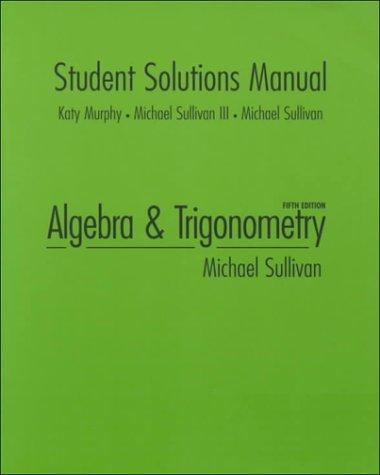 Book Student Solutions Manual for Algebra and Trigonometry free