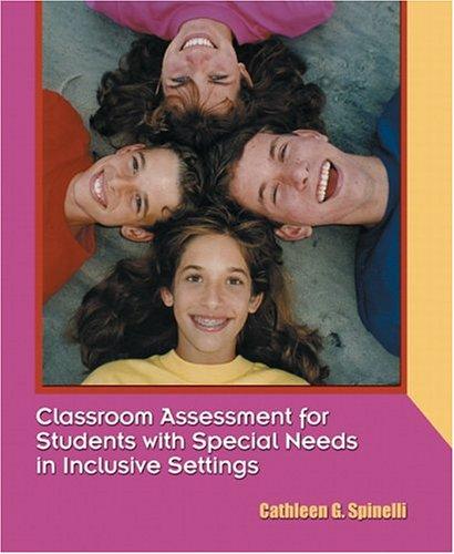 Book Classroom Assessment for Students with Special Needs in Inclusive Settings free