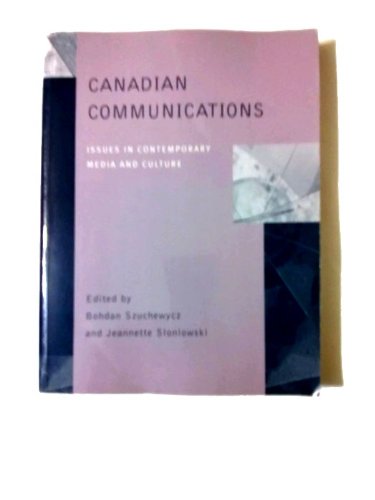 Book Contemporary Issues in Canadian Culture and Communication free