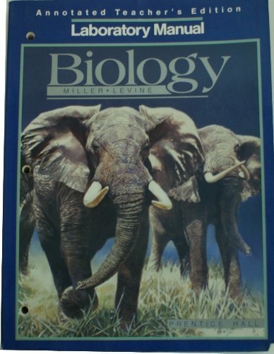 Book Annotated Teacher's Edition Laboratory Manual Biology free