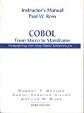 Book Instructor's Manual Cobol From Micro To Mainframe-preparing For The New Millennium free
