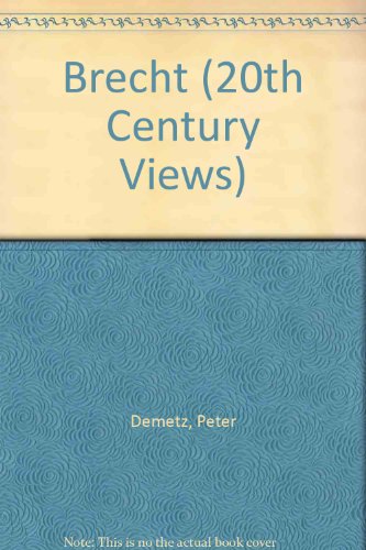 Book Brecht: A Collection Of Critical Essays (twentieth Century Views) (20th Century Views) free