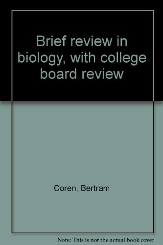 Book Brief Review In Biology, With College Board Review free