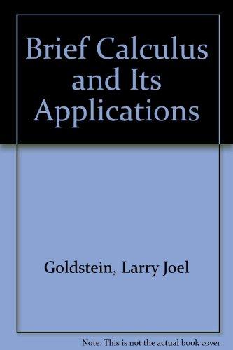 Book Brief calculus and its applications free