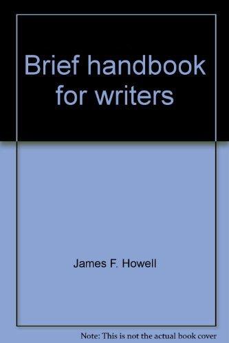 Book Brief handbook for writers free