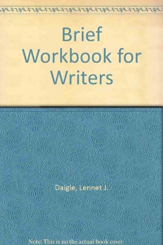 Book Brief Workbook For Writers free
