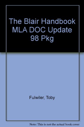 Book The Blair Handbook/With Mla 98 Update free