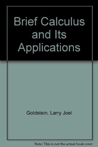 Book Brief calculus and its applications free
