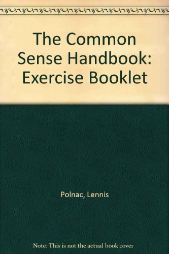 Book Common Sense Handbook: Exercise Booklet free