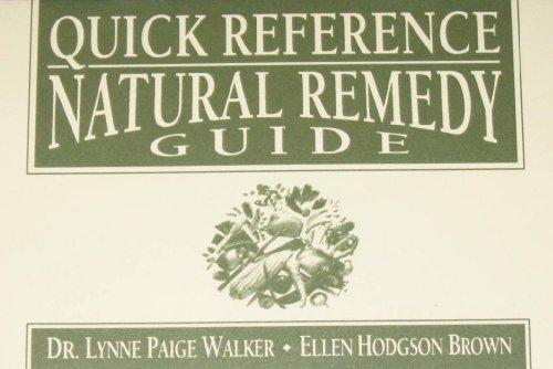 Book Quick Reference Natural Remedy Guide free