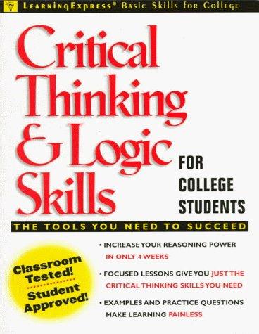 Book Critical Thinking and Logic Skills for College Students free