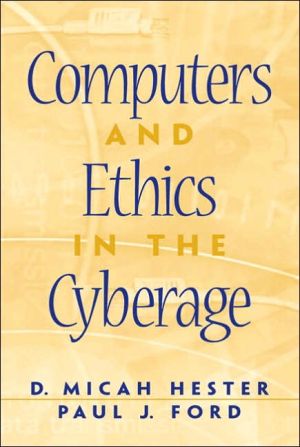Book Computers and Ethics in the Cyberage free
