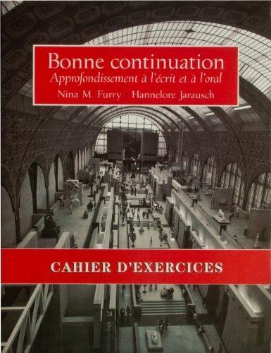 Book Bonne Continuation: Workbook/Lab Manual free