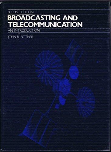 Book Broadcasting and telecommunication: An introduction free
