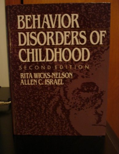 Book Behavior Disorders of Childhood free