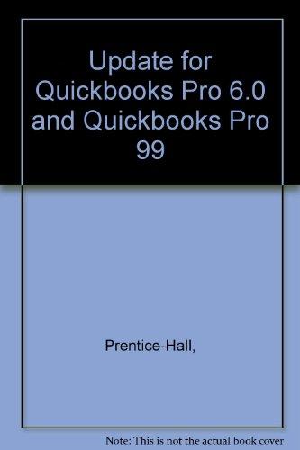 Book Update for Quickbooks Pro 6.0 and Quickbooks Pro 99 free