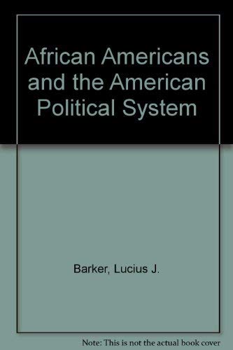 Book African Americans and the American Political System free