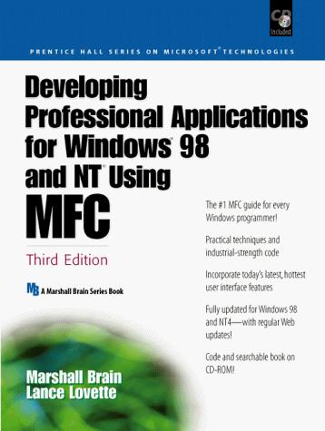 Book Developing Professional Applications for Windows 98 and NT Using MFC free