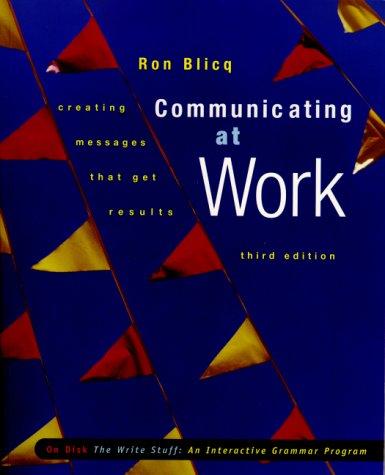 Book Communicating at Work free