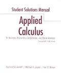Book Applied Calculus for Business, Economics, Life Sciences and Social         Sciences: Student Solutions Manual free