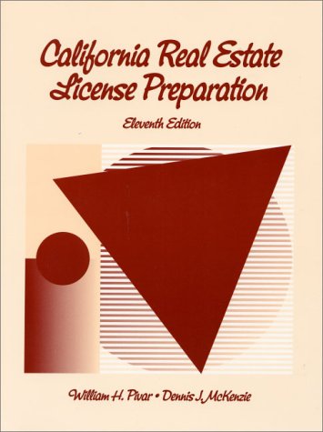 Book California Real Estate License Examination Preparation free