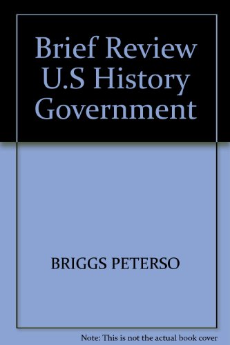 Book Brief review in United States history and government free