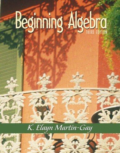 Book Beginning Algebra (3rd Edition) free