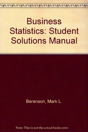 Book Business Statistics: A First Course free
