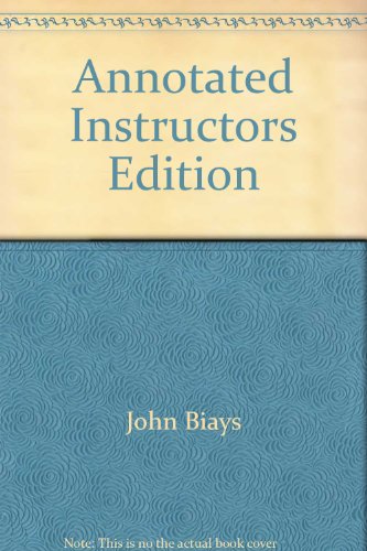 Book Annotated Instructors Edition free