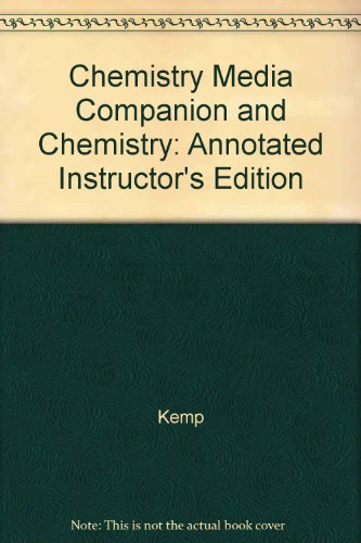Book Chemistry Media Companion And Chemistry: Annotated Instructor's Edition free