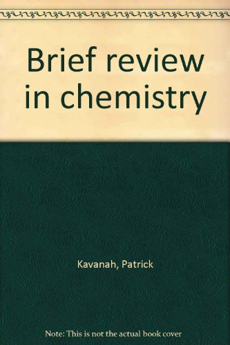 Book Brief Review In Chemistry free