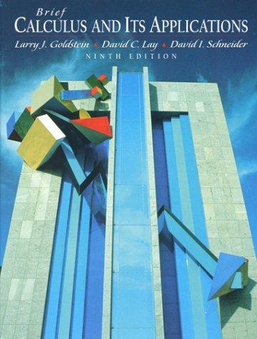 Book Brief Calculus and Its Applications (9th Edition) free