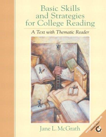 Book Basic Skills and Strategies for College Reading: A Text with Thematic Reader free