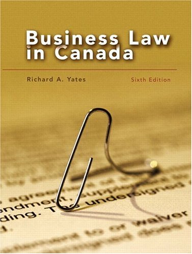 Book Business Law in Canada free