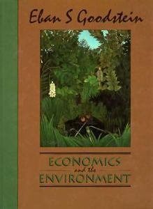 Book Economics And The Environment free
