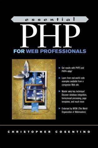 Book Essential PHP for Web Professionals free
