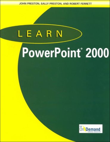 Book Learn Powerpoint 2000 & Learn On Demand Personal Navigator And Cd-rom free