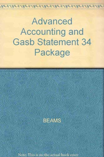 Book Advanced Accounting and Gasb Statement 34 Package free