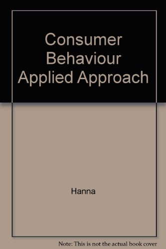 Book Consumer Behaviour Applied Approach free