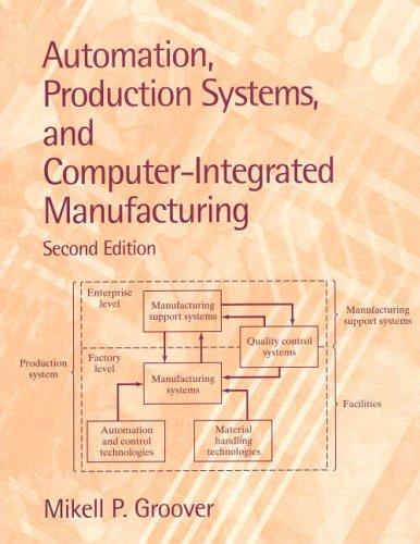 Book Automation, Production Systems And Computer-integrated Manufacturing free