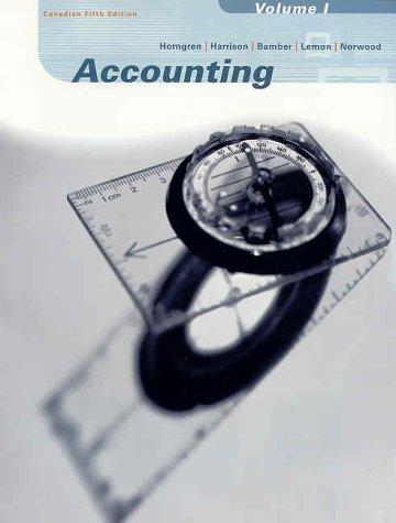 Book Accounting Volume 1 Ph Canada (Chapters 1-11 v. 1) free