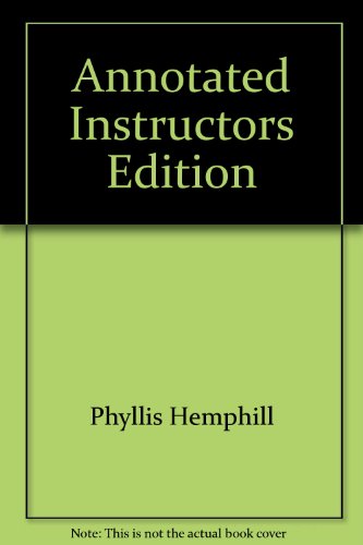 Book Annotated Instructors Edition free