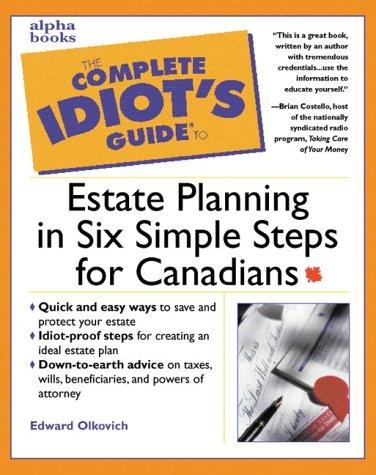 Book Complete Idiots Guide To Estate Planning In Six Simple Steps For free