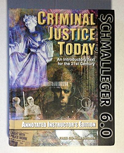Book Criminal Justice Today: An Introductory Text for the Twenty-First Century, 6th Edition free